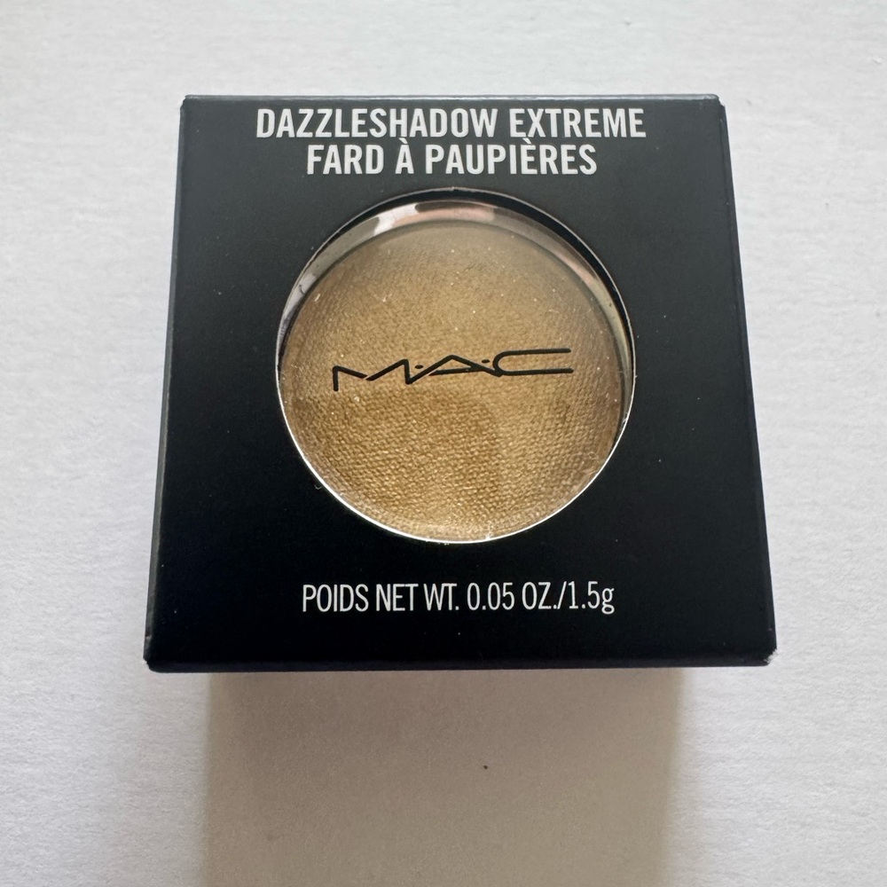 NEW MAC Cosmetics Dazzleshadow Extreme Kiss of Klimt Eyeshadow Gold Shimmer